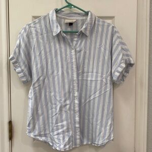 Universal Threads medium striped button down top.